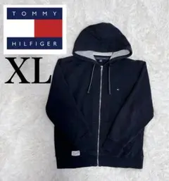 Tommy Hilfiger トミーヒルフィガー パーカー　黒　XL 美品