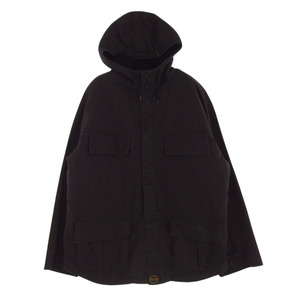 TENDERLOIN テンダーロイン RIP STOP BDU HOODED ライナー ボア付き BDU ミリタリー フード ジャケット ブラック系 M【中古】