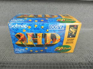 未使用　＊　 Sofmap　3.5型フロッピーディスク　：　　MF-2HD　DOS/V　フォーマット済み　（50枚）