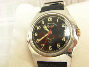 英国軍用時計。ウエスト＆ウオッチ製。日差20秒。手巻き。