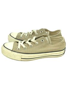 CONVERSE◆ローカットスニーカー/22.5cm/BEG/キャンバス