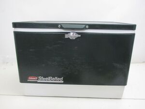 U092-S3-16541 Coleman コールマン SteelBelted スチールベルトクーラー クーラーボックス ヴィンテージ グリーン 現状品1