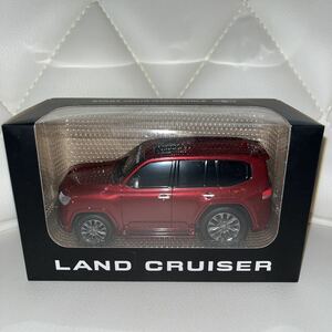 トヨタ　ランドクルーザー 300 ランクル プルバックカー ミニカー　ダークレッドマイカ　TOYOTA LAND CRUISER SUV カラーサンプル