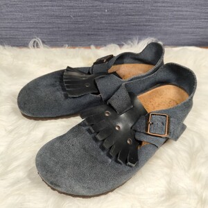 廃盤品 希少【ビルケンシュトック】ザルツブルク 26.5 スエード キルト BIRKENSTOCK サンダル スリッポン スニーカー ボストン