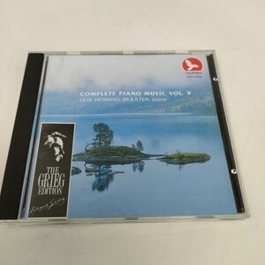 即決　送料込み　CD Edvard Grieg,Geir Henning BraatenComplete Piano Music Vol. V