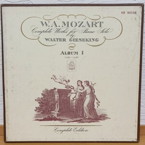 ギーゼキング モーツァルト・ピアノ音楽全集 第1集 1762-1778年作 5枚組 LP-BOX 赤盤 AB9010E 【管3】