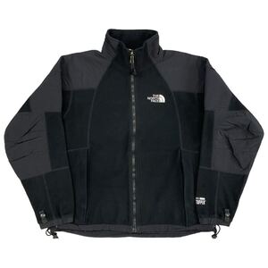 THE NORTH FACE GORE WINDSTOPPER フリース ジャケット Womens S ブラック フルジップ ノースフェイス ウインドストッパー デナリ