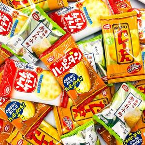 亀田製菓 ミニせんべい4種類詰め合わせセット お菓子 まとめ買い お試し（ハッピーターン カレーせん チーズせん ソフトサラダ） 