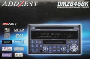 ADDZEST DMZ846BK MD/CDチューナー MP3/MDLP/AUX/スペアナ 希少BK 美品