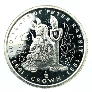 ピーターラビット金貨 エリザベス女王 1/10オンス 1993年 3.1g プラチナ 999 コレクション Gold