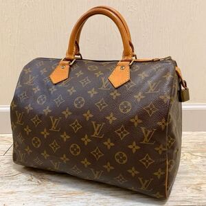 【送料無料★美品】1円 LOUIS VUITTON ルイ・ヴィトン モノグラム スピーディ 30 ミニ ボストン ハンドバッグ M41526 レディース ブランド