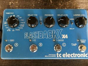 [GE]tc electronic FLASHBACK×4 Delay フラッシュバック×4 ディレイ 「TonePrint」用スロットを4つ装備！ ディレイエフェクトの決定版！