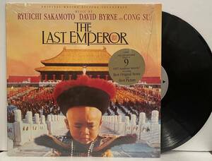 ◇希少!US盤シュリンク付LP◇坂本龍一 David Byrne デヴィッド・バーン The Last Emperor ラスト・エンペラー アナログ盤 90690-1 サントラ