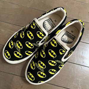 BOOSHOES バットマンスリッポン ブーシューズ スニーカー BATMAN サイズ32 ブーホームズ ブーフーウー BOOHOMES BOOFOOWOO