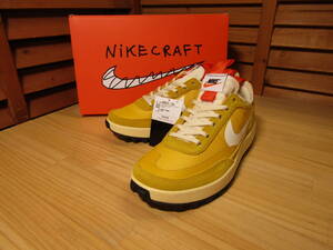 M2 △099未使用品【NIKECRAFT × TOM SACHS トムサックス】箱 タグ付 DA6672 700 GENERAL PURPOSE SHOE イエロー SIZE 26.5cm