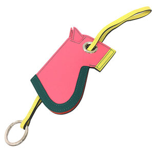 HERMES エルメス Camail Key Ring カマイユ チャーム キーホルダー キーリング 新品同様 aq11002