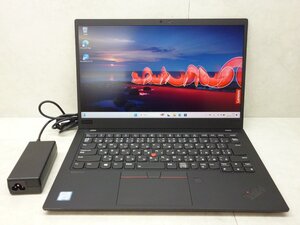 ☆1円☆第8世代☆Core i5 1.60GHz/8GB/SSD256GB☆Lenovo Thinkpad X1CARBON.20QE-S7XC00 7th/高解像度/無線/WWAN/カメラ/Office/DtoD領域☆