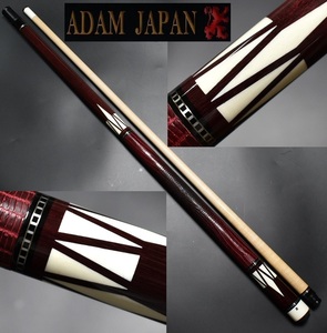 ◆LEGEND Adam cues パープルハート リザード本革 10山 特注品 ジョイントプロテクター付属