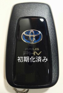 初期化済トヨタ純正 スマートキー3ボタンZVW52プリウスPHV 基盤番号231451-0351 007-AD0027 14FAF 新品電池サービス⑪