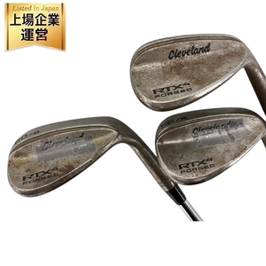 Cleveland RTX-4 FORGED 52 56 60 ウエッジ 3本セット project X ゴルフクラブ 中古 K9448776