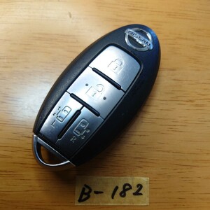 B-182 日産 純正 スマートキー 4ボタン 基盤 BPA0M-11 セレナ C25 エルグランド E51 NE51 （両側スライドドア） 匿名配送　 