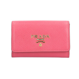 プラダ サフィアーノ カードケース レザー 1MH027 レディース PRADA 中古 美品