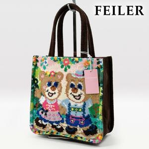 新品・レア◎フェイラー ニコニナ テディ ベア くま ハンドバッグ ラブラリー FEILER ミニバッグ クマ ラブラリーニコ ラブラリーニナ