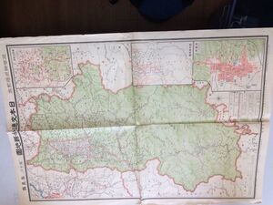 ●K12A●日本交通分県地図●16●奈良県●大正14年発行●即決