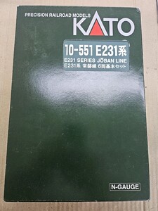 ◆◇カトー (N) 10-551 E231系 常磐線 6両基本セット （ジャンク品扱い）【Y3194 - 102】◇◆