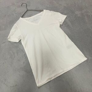 【BANANA REPUBLIC】バナナリパブリック(XS) コットン 無地 半袖 Tシャツ