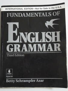 中古・Fundamentals of English Grammar 3rd edition　ロングマン　英文法　テキスト