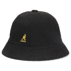 ☆ BLACK/GOLD ☆ Mサイズ kangol カンゴール キッズ 帽子 通販 バケットハット キッズ ハット 子供 子ども 夏 春 バケハ パイル カンガ