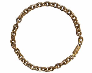 クロムハーツ Chrome Hearts 22K ペーパーチェーン　ブレスレット　PAPERCHAIN BRACELET