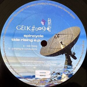 【UK盤/12EP】Spincycle / Tide Rising EP ■ Geek Records / Geek#009 / ハウス / テックハウス