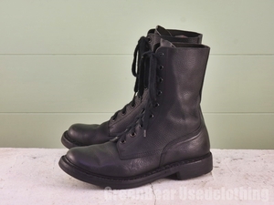 A075 ビンテージ RUGAK フランス軍ブーツ 1984年製 良い味 黒 ブラック メンズ 44 27cm 