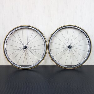 [ホイール] SHIMANO DURA-ACE デュラエース WH-9000 C24 622×15C 前後 シマノ11sフリー 【 中古品 】