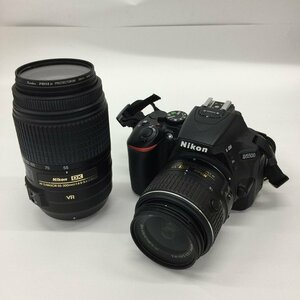 Nikon ニコン D5500 ダブルズームキット BLACK デジタル一眼 箱付【CEBB6034】