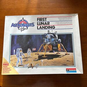 Monogram 1/48 First Lunar Landing 初版オリジナル　付属資料付き:価値ある原盤(画像容認の方のみ)