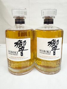 【TK4358a】【東京都限定発送商品】未開栓 SUNTORY サントリーウイスキー 響 ジャパニーズハーモニー 700ml 43% 計2本 ※ラベル剥がれ有り