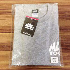 ●【WH-1370】未使用 MAC TOOLS マックツール Tシャツ 99MCIT GY-L Lサイズ グレー 【レターパックプラス・送料全国一律600円可】