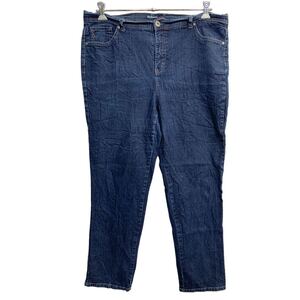 Style&co. DENIM デニムパンツ W40 ビッグサイズ レディース インディゴ 古着卸 アメリカ仕入 2312-1152