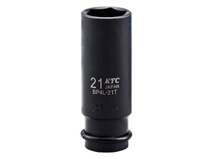 KTC 京都機械工具 12.7sq.インパクトレンチ用ソケット（ディープ薄肉）　ピン・リング付 BP4L-22TP