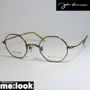 John Lennon　ジョンレノン 日本製 made in Japan クラシック 眼鏡 メガネ フレーム JL1108-4-43 度付可 アンティークゴールド