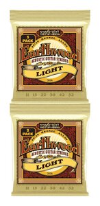 ★ERNIE BALL 3004 ×2 [11-52] Earthwood Light 80/20 Bronze 3セットパック アコースティックギター弦★新品送料込