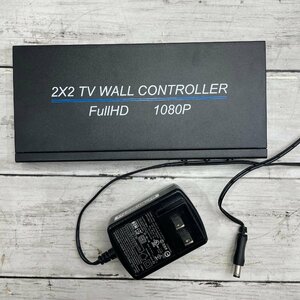 ∞M∞ 2×2 HDMI ビデオウォールコントローラー 通電OK ビデオ切替器 1入力4出力 4k2k TV WALL CONTROLLER 最大4画面対応 ∞T-230913