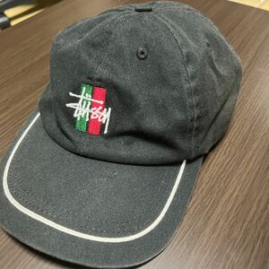 STUSSY CAP ブラック ヴィンテージ 