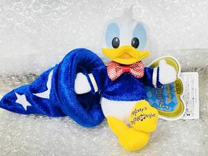 新品　未使用　タグ付　ディズニーランド　TDL ミッキー　フィルハーマジック　ぬいぐるみバッジ　ぬいば　帽子　ドナルド　ドナルドダック