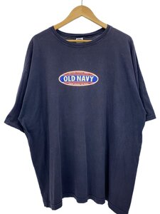 OLD NAVY◆90s/Tシャツ/XXL/コットン/NVY/プリント//