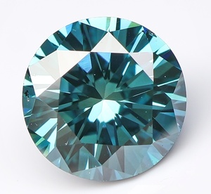 【１００円～】0.625ｃｔ 天然ダイヤ FANCY GREENISH BLUE（トリート）SI1