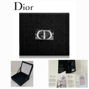 新品 Dior ミラー内臓 メイクボックス ジュエリーボックス マルチケース 香水 ディオール ノベルティ ミラー カナージュ ケース